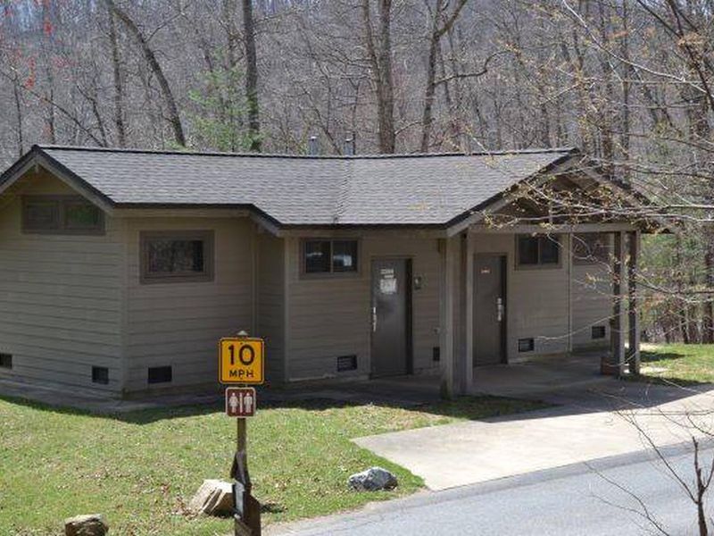 Loop A bathhouse near site A-11.