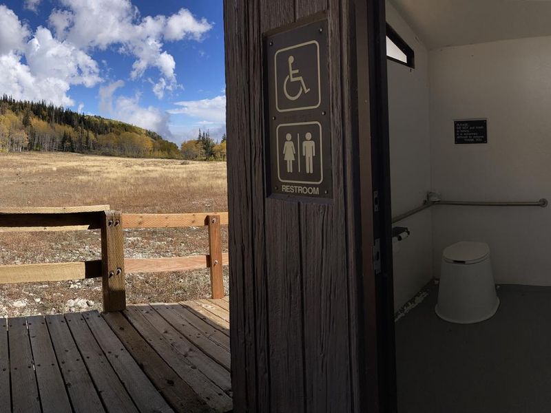 Seely Guard Station pit toilet bathroom