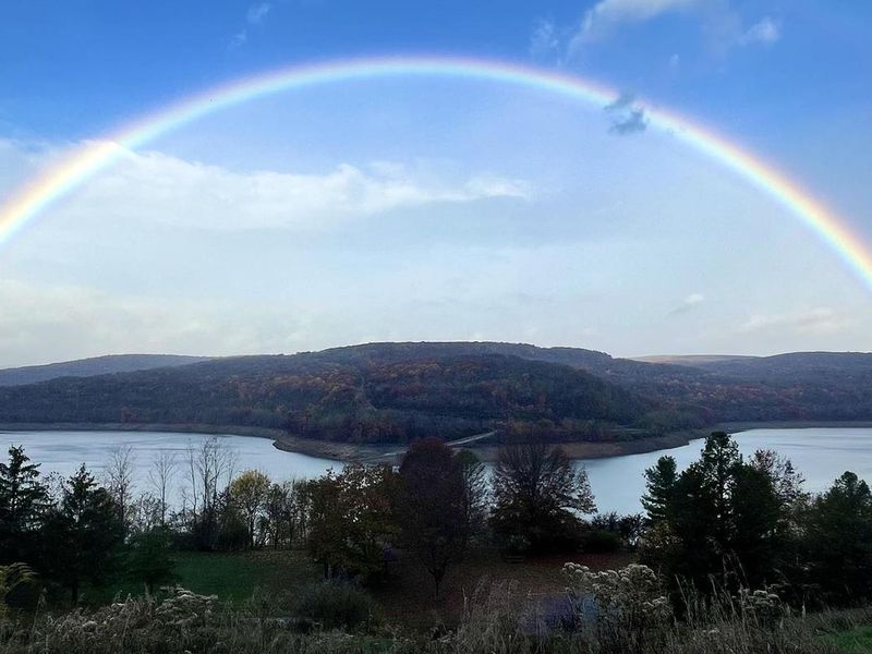 Jennings Randolph Lake rainbow