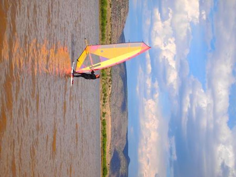 Waiting on the wind to get going.