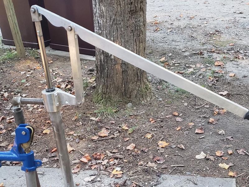 New Hand pump for the campgrounds drinking water