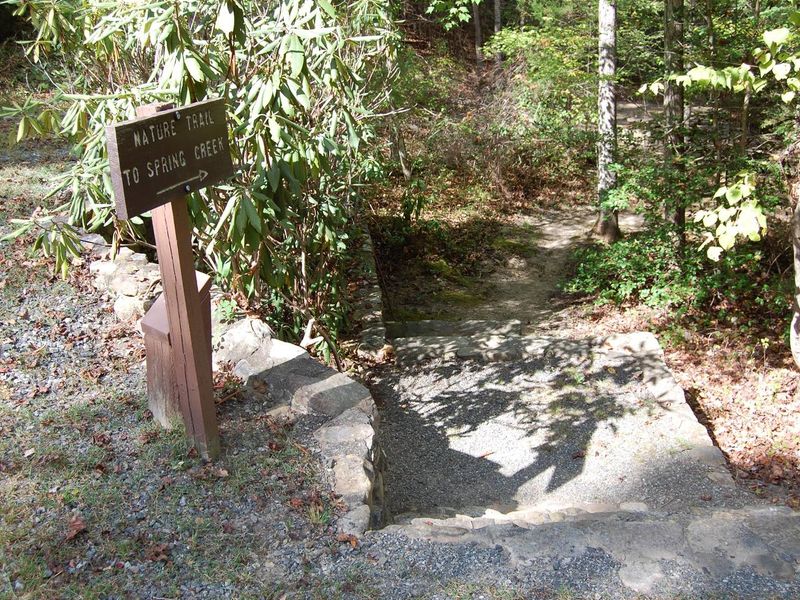 Rocky Bluff features three trailheads, including the Spring Creek Nature Trail. 