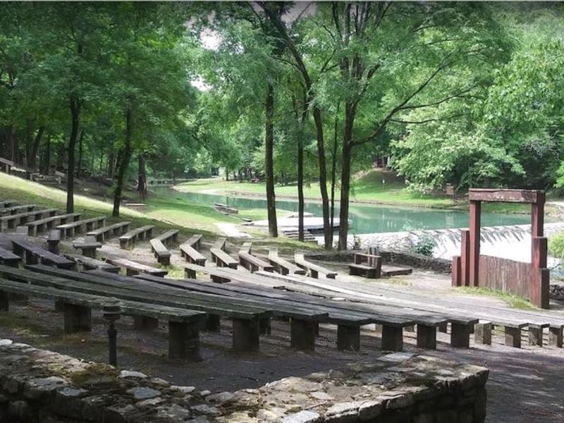Amphitheater located adjacent to the Charlton Swim Site.