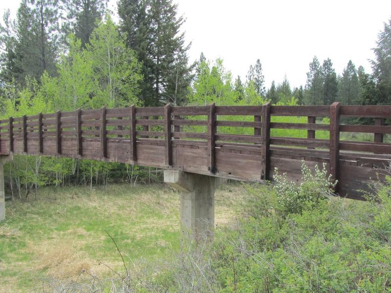 Trail Bridge from Boat Ramp to Beach