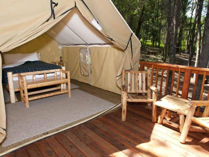 Inside our Glamping Units