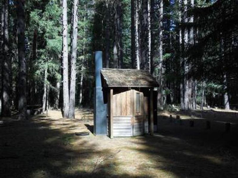 Whiskey Spring Campground restroom