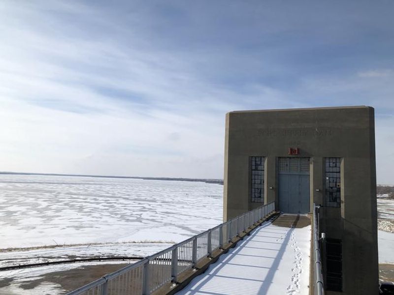 February 2021 at Fort Supply Lake