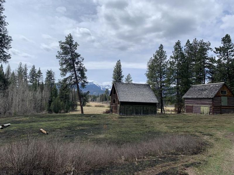 Historic ranger station buildings on the compound. No inside access. 