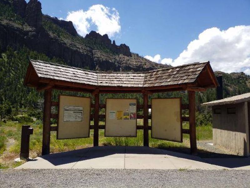 Rex Hale Campground Information Board