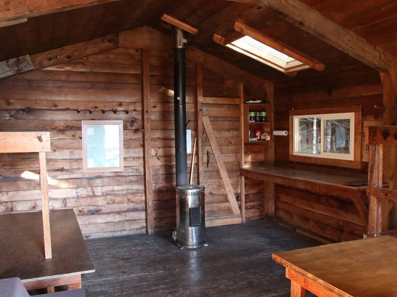 Spurt Cove Cabin has dual heat sources