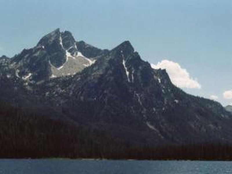 Mountain at Stanley Lake