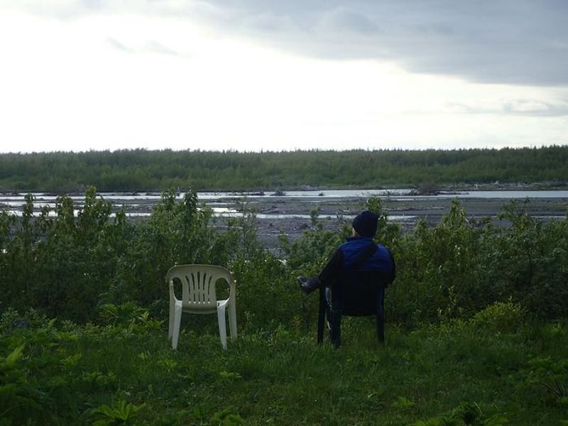 Looking out over the scenery