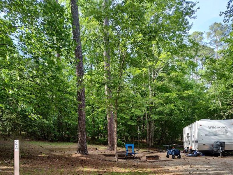 Enjoying some time at Lake Russell Campground