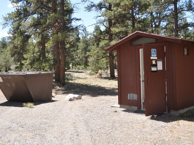 Mogote restroom & dumpster