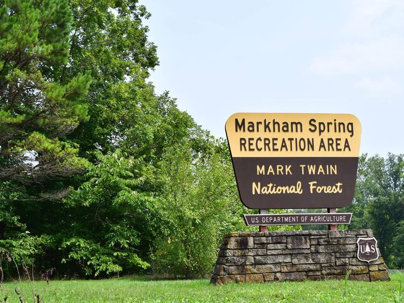 Entrance to Markham Springs