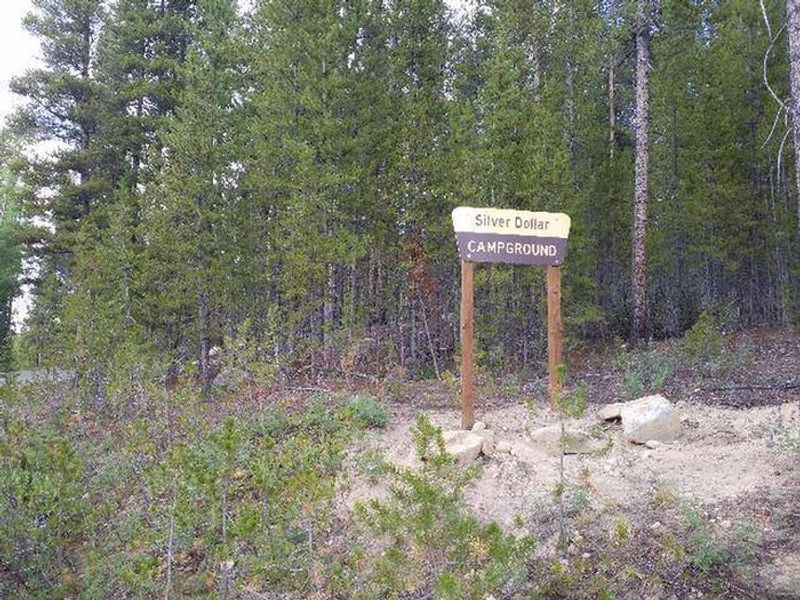 Silver Dollar Campground Sign marker