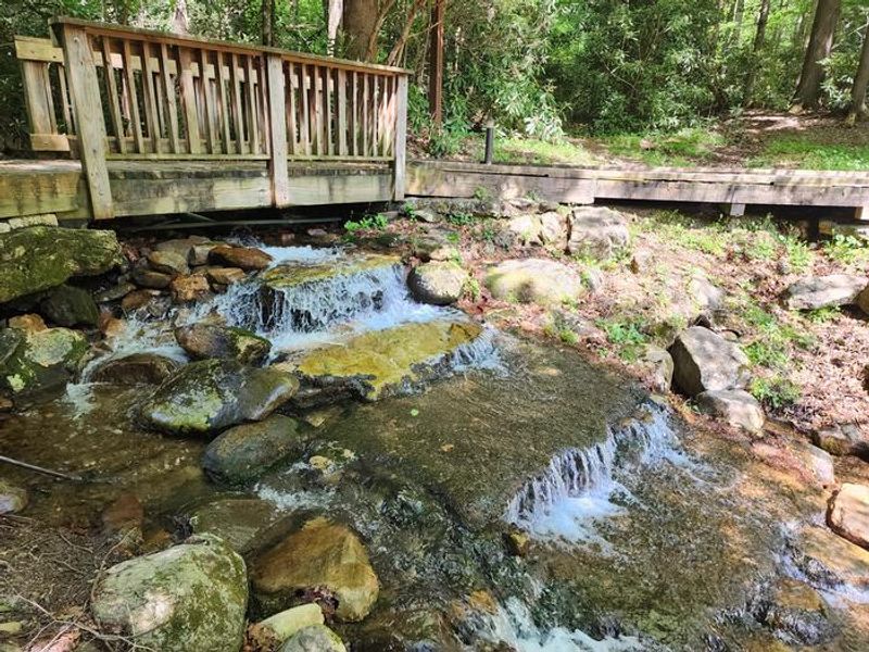 Rock Creek feeds and supplies water to the Rock Creek Swimming Pool.