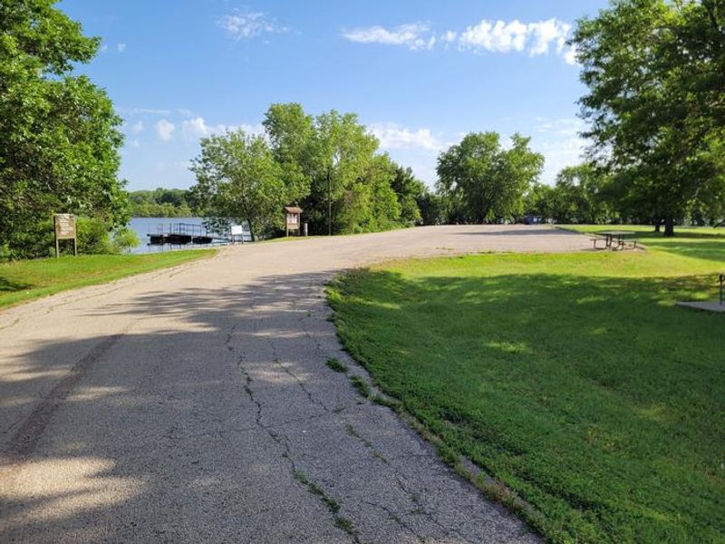 This is the boat launch in French Creek including parking area.