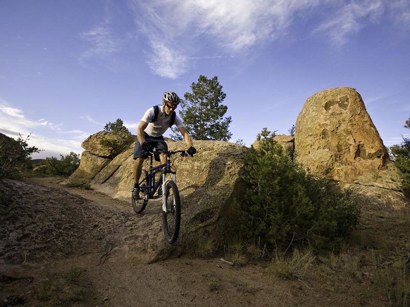 Mountain Biker at Penitente Canyon
