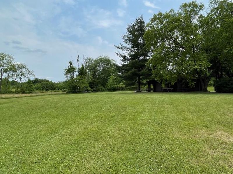 Plenty of space for yard games.