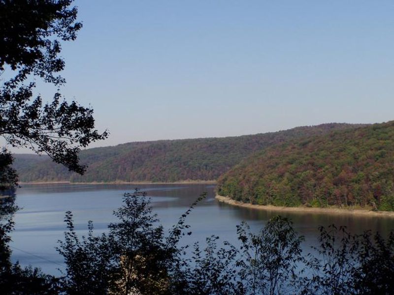 Looking East from western shore.
