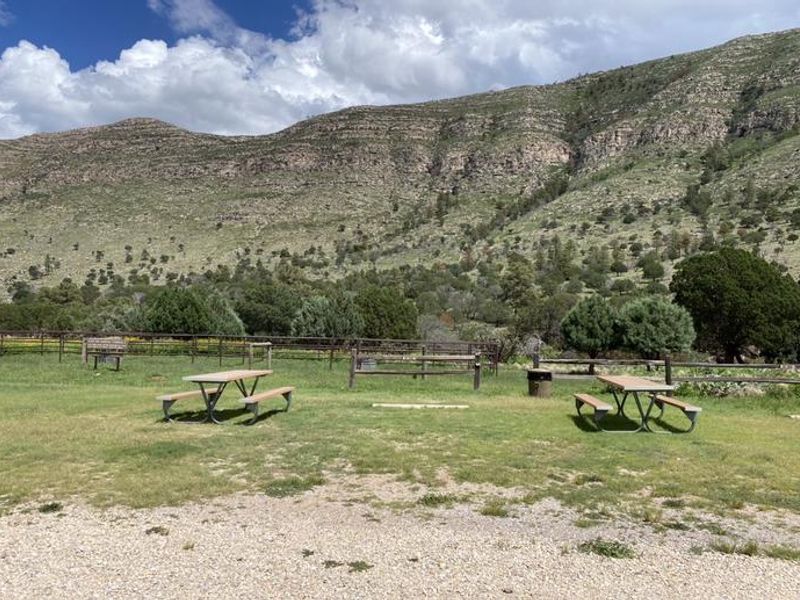 Dog Canyon RV campsite, RV-A 