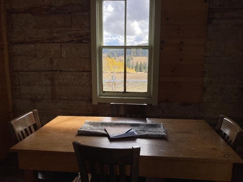 Seely Guard Station interior table