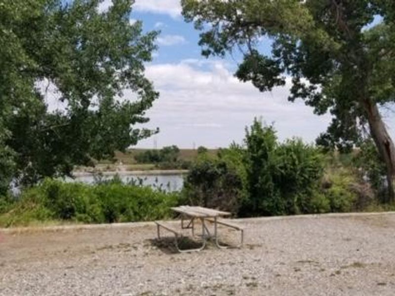 Upper camp spots at Afterbay Campground