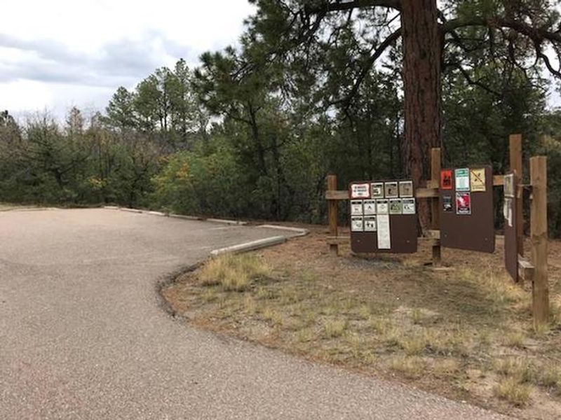 Information Kiosk at Coal Mine Campground