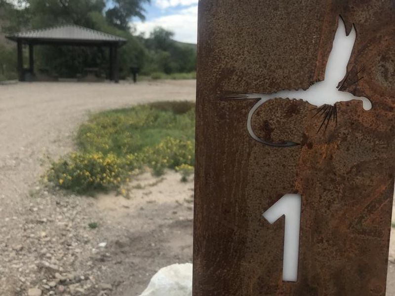 Site 1 at the Hanging Rock Campground