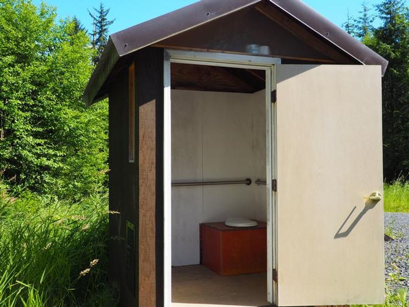Deep Bay Cabin outhouse