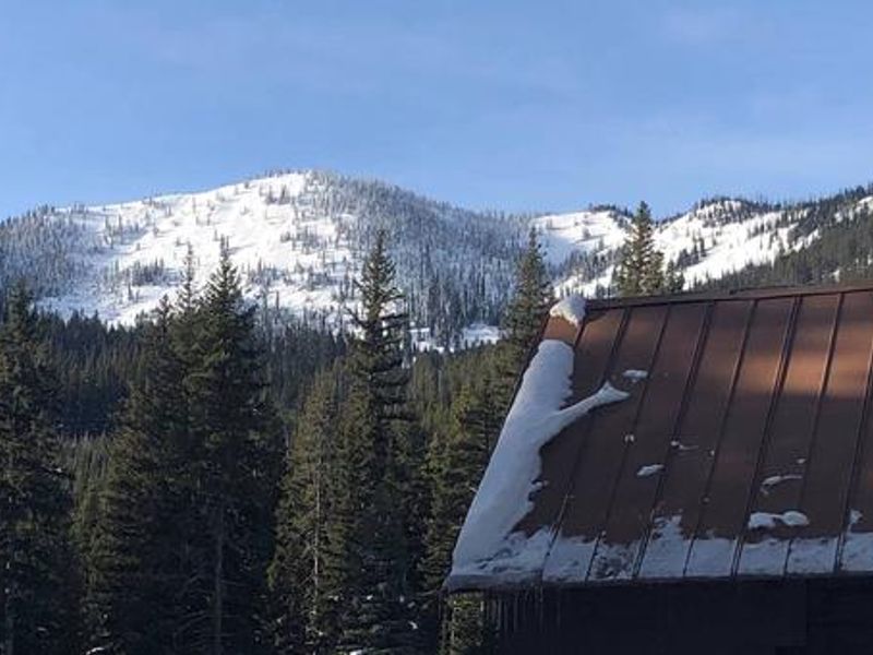 Challenge Cabin looking West toward Baldhead