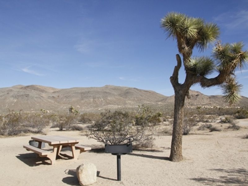 Belle Campground offers great view to the west - making it a great place to watch the sunset.