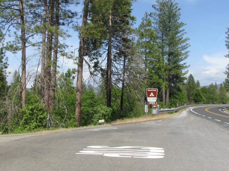 Lost Claim Campground Highway Entrance
