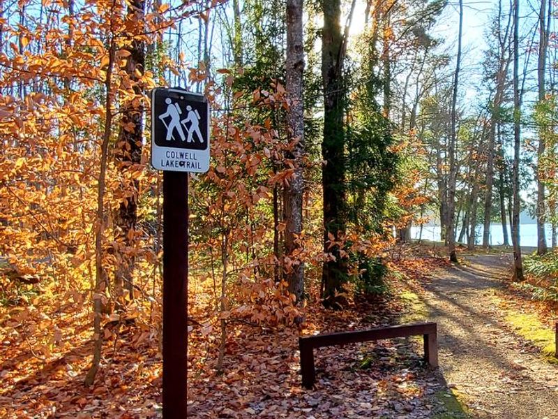 Colwell Lake Trail Entrance