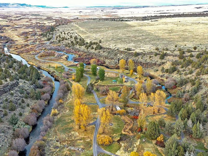 Page Springs Campground from above.