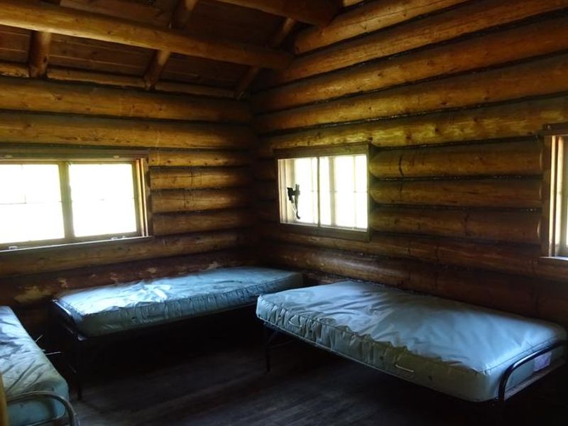Beds at Fourmile Cabin