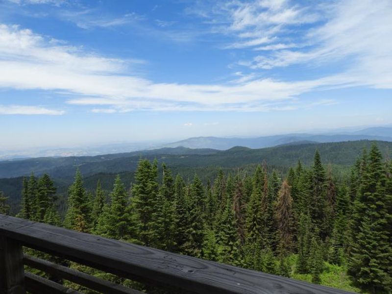 View looking northwest from Lookout Butte catwalk. 