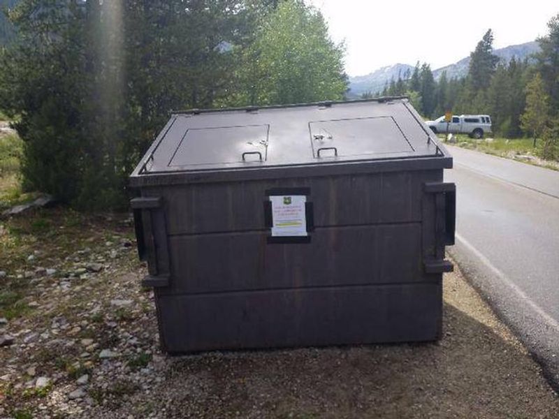 May Queen Campground dumpster