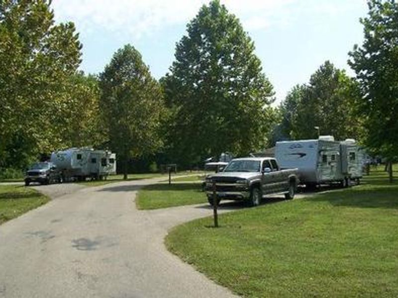 107 full hook-up campsites are available for reservations 