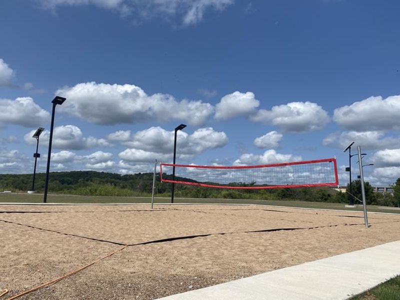 A photo of volleyball court at Brush Creek Public Use Area