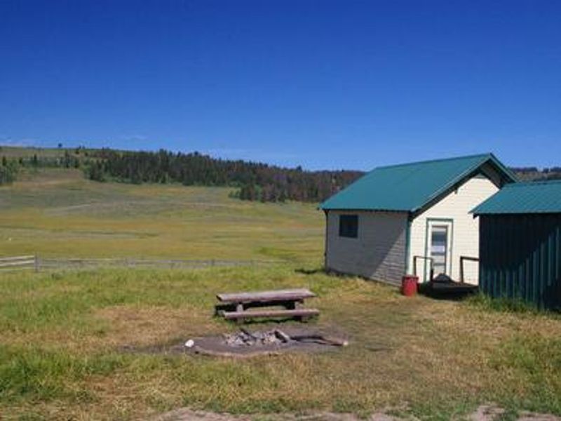 view across meadow to west