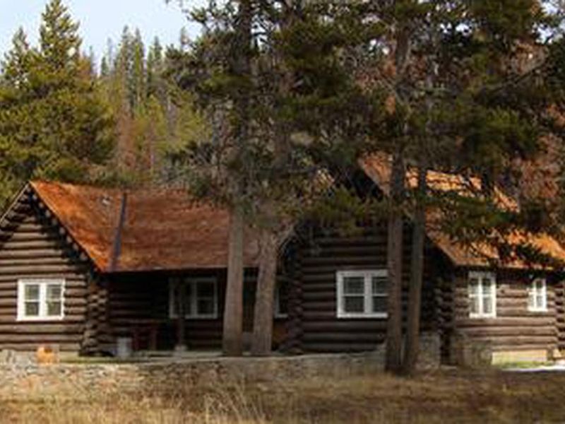 Distant view of cabins
