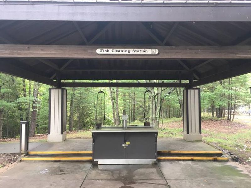 Fish Cleaning Station Close-Up