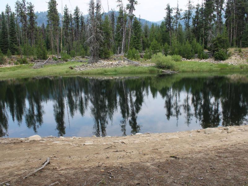 Deadwood River, as seen from campsite