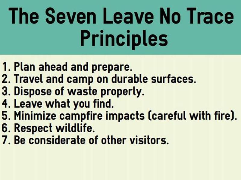Leave No Trace Principles