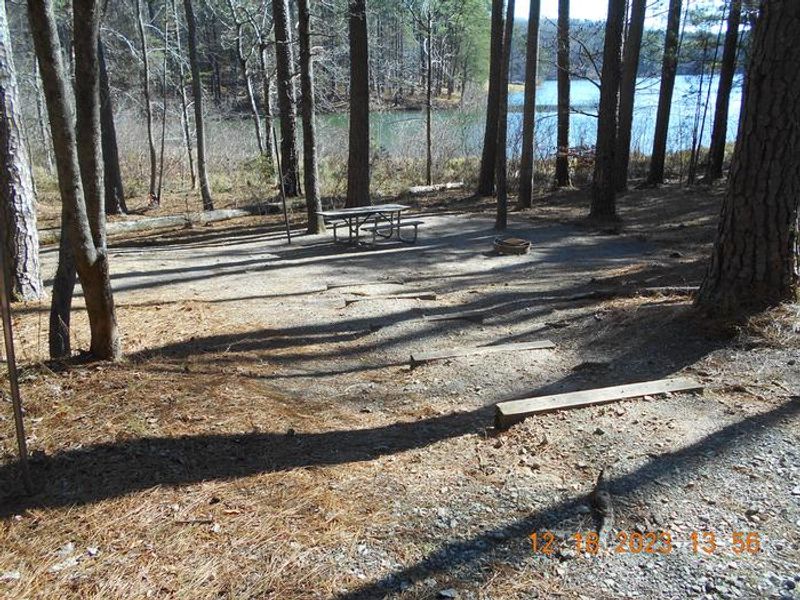 Walk in campsite #14 in Loop A