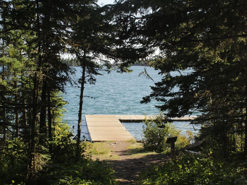 Enjoy chilling your feet off the Three Mile Campground dock.
