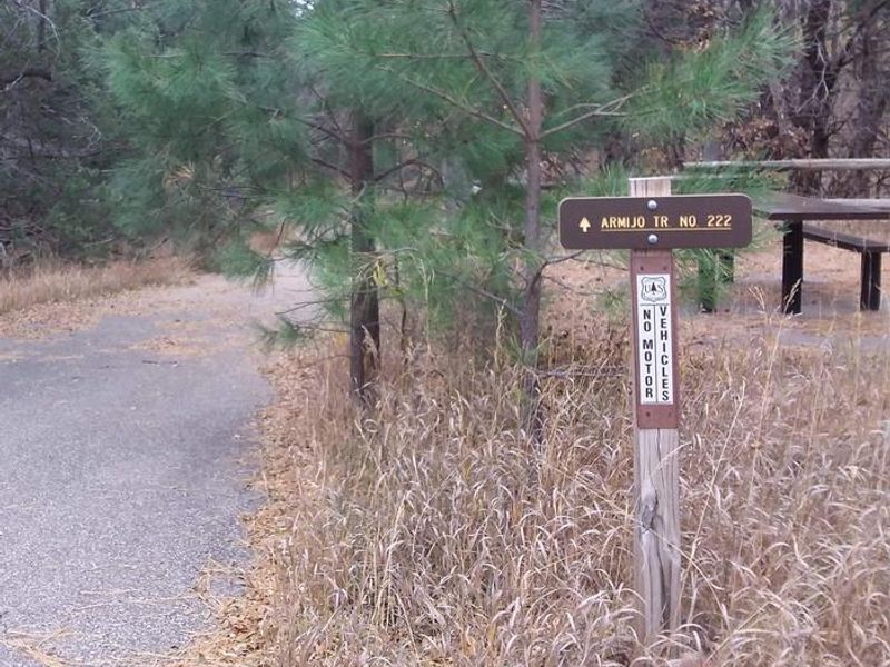 Armijo trail marker at Cienega