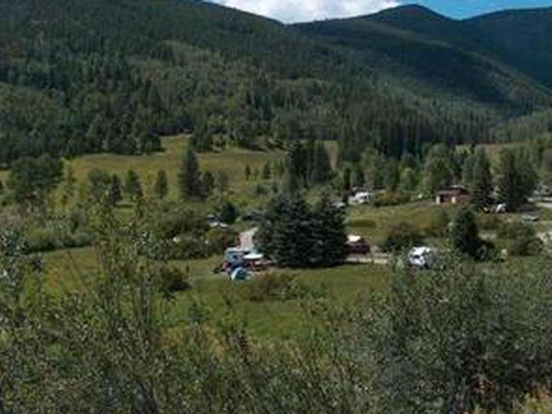 Campground at a distance. 